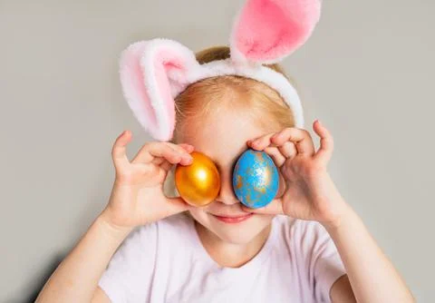 Easter gerls Foto stock
