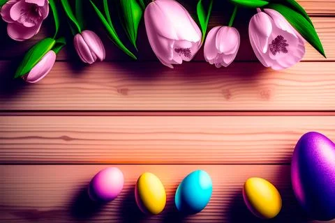 Easter gift cadr Stock Illustration