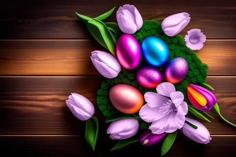 Easter gift cadr Stock Illustration