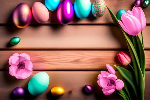 Easter gift card Stock Illustration