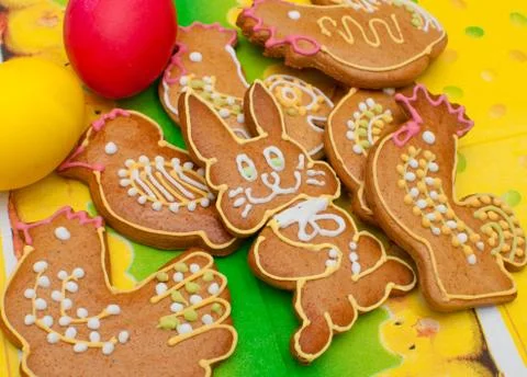 Easter gingerbread Stock Photos