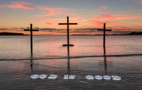 Easter God is Good Stock Photos