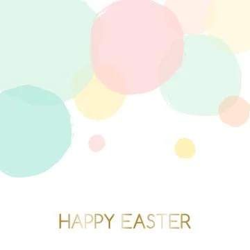 Easter Greeting Card Design Illustrazione stock