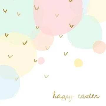 Easter Greeting Card Design Illustrazione stock