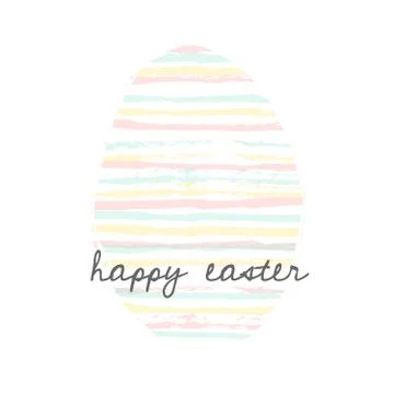 Easter Greeting Card Design Stock-Illustration