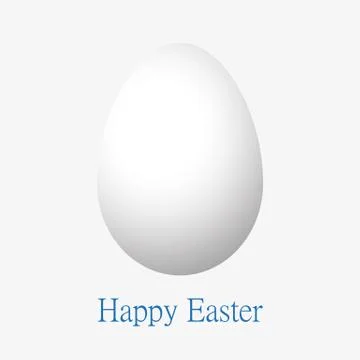 Easter greeting card with egg. Vector illustration. Stock Illustration