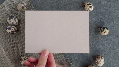 Easter greeting card Stock Footage 105128643