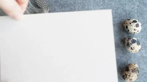 Easter greeting card Stock Footage 105128697