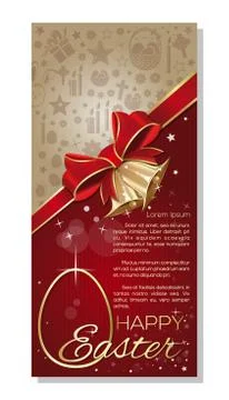 Easter greeting card. Happy Easter Stock Illustration