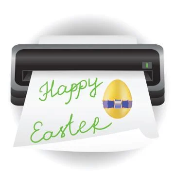 Easter greeting card Stockillustratie