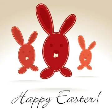 Easter greeting card 库存插图