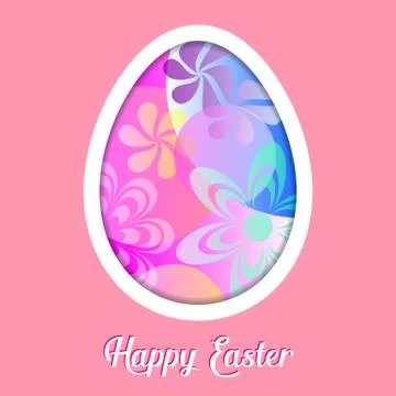 Easter greeting card Stock Illustration