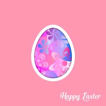 Easter greeting card Stock-Illustration
