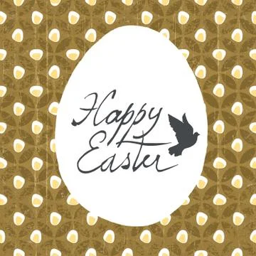 Easter Greeting Card 库存插图
