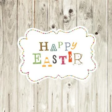 Easter Greeting Card Illustrazione stock
