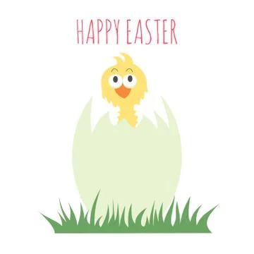 Easter greeting card Stock Illustration