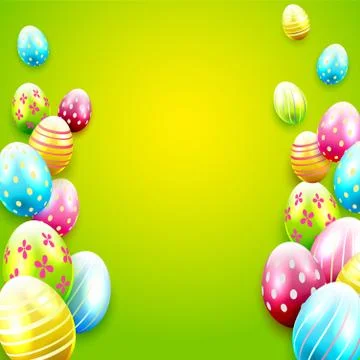Easter greeting card Stock Illustration