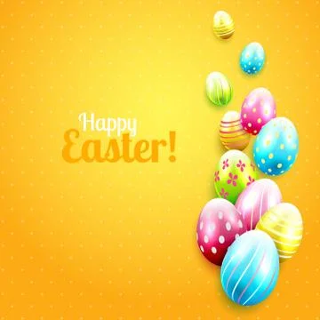 Easter greeting card 库存插图