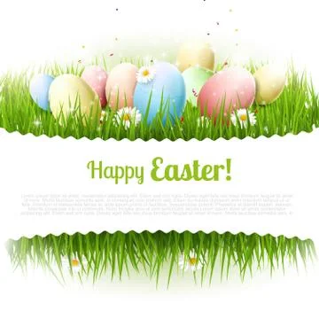 Easter greeting card Stock Illustration