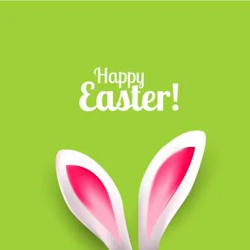 Easter greeting card Stock Illustration