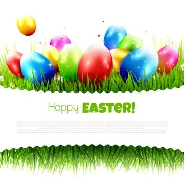 Easter greeting card Stock Illustration