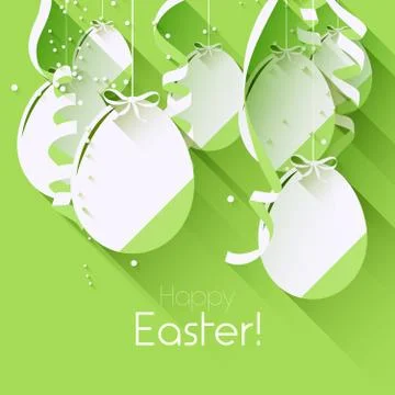 Easter greeting card Stock Illustration