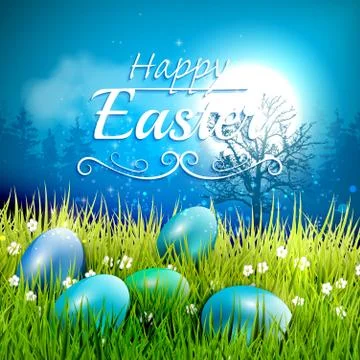 Easter greeting card Stock-Illustration