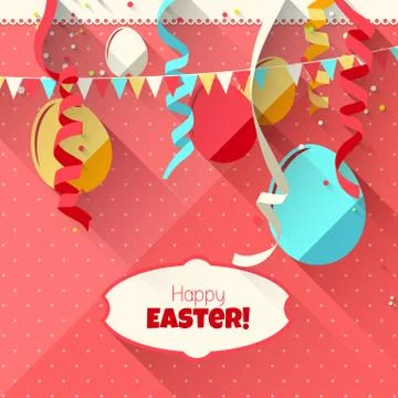 Easter greeting card Stock-Illustration