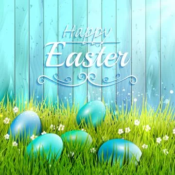 Easter greeting card Stock Illustration