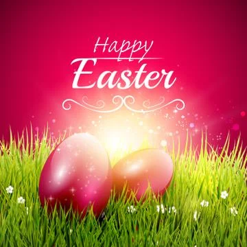 Easter greeting card Stock-Illustration