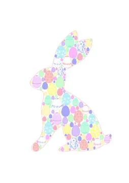Easter greeting card Illustrazione stock