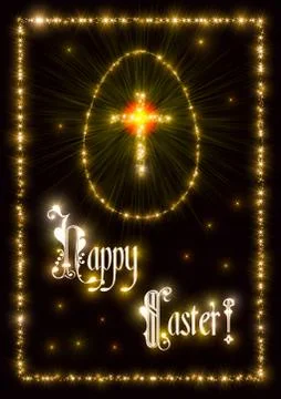 Easter greeting card Stock-Illustration
