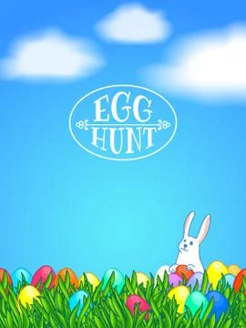 Easter greeting card Stock Illustration