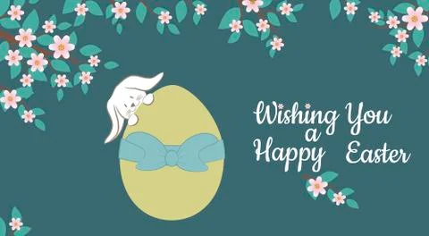 Easter greeting card Stock Illustration