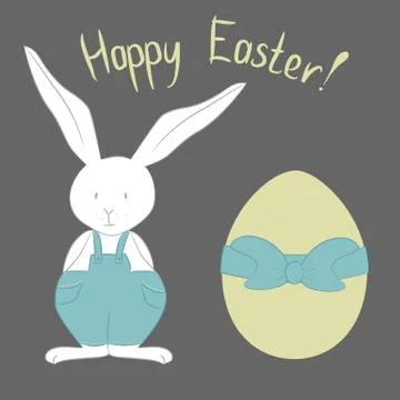 Easter greeting card Stock Illustration