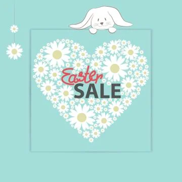 Easter Greeting Card Stock Illustration