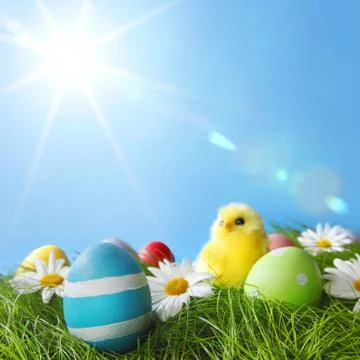 Easter Greeting Card Stock Photos