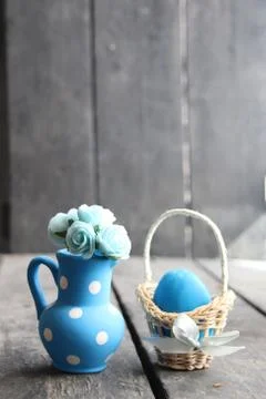 Easter greeting card Stock Photos