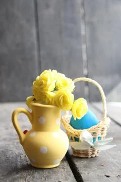 Easter greeting card Stock Photos