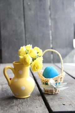 Easter greeting card Stock Photos