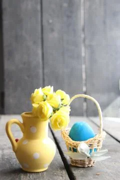Easter greeting card Stock Photos