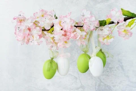 Easter greeting card Stock Photos