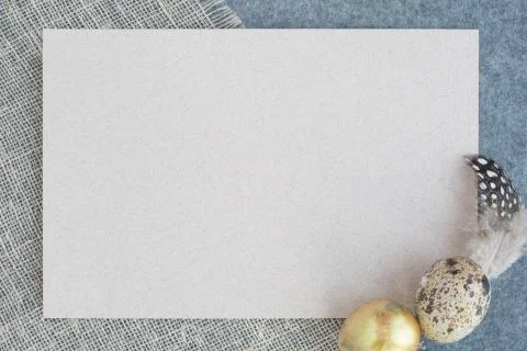 Easter greeting card Stock Photos
