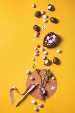 Easter greeting card Foto stock