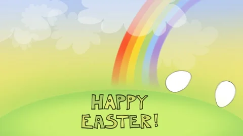 Easter Greetings Stock Footage 2054620