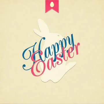 Easter Grunge Background Illustrazione stock