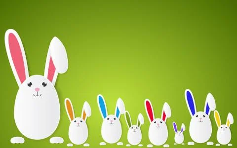 Easter Happy Have Yourself vector background Stock Illustration