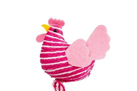 Easter Hen from colored cords Photos