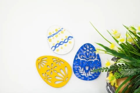 Easter holiday background Stock Photos