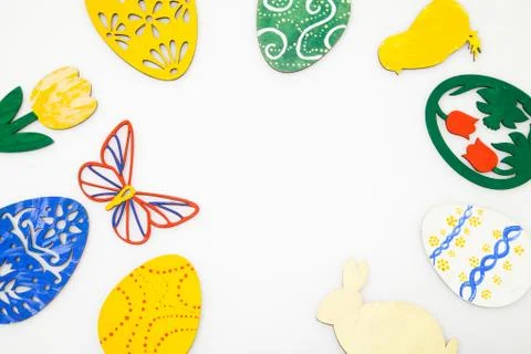 Easter holiday background Stock Photos